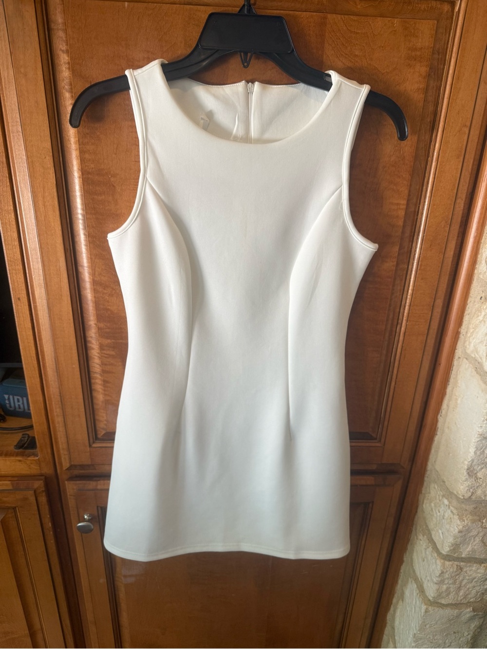 Sleeveless White Mini dress